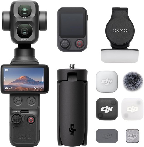 Dji osmo pocket vlog combo - pocket, 4p